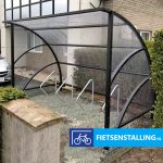 Halfrond zwart fietsenstalling model G