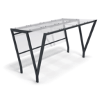 fietsenstalling fietsoverkapping van Glas premium