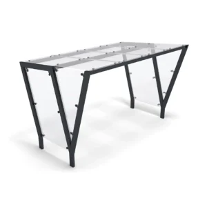 H-line-fietsenstalling-fietsoverkapping-glas-achterwand-glas-dak-glas-zijwand-75prstaal-25prglas-web950