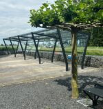 Fietsenstalling glas
