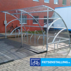 Half ronde fietsenstalling