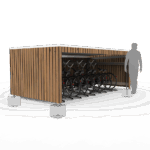 F_line LOW een verlaagde fietsenstalling.