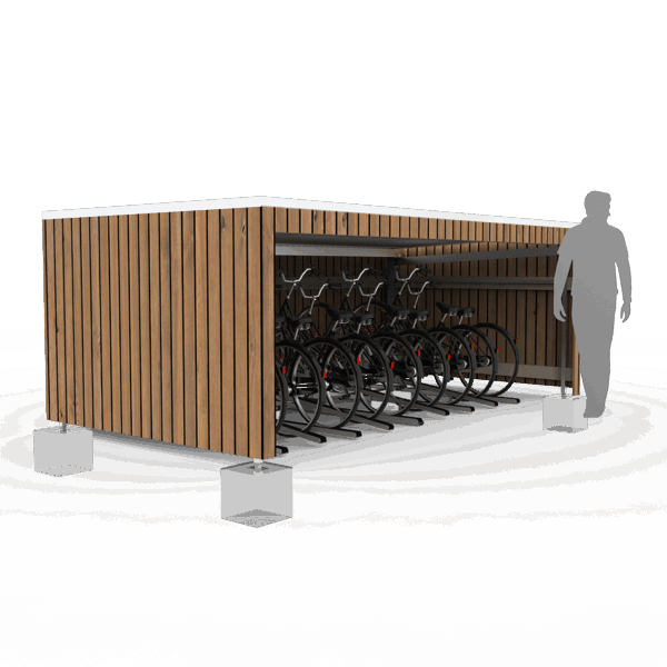 F_line LOW een verlaagde fietsenstalling.